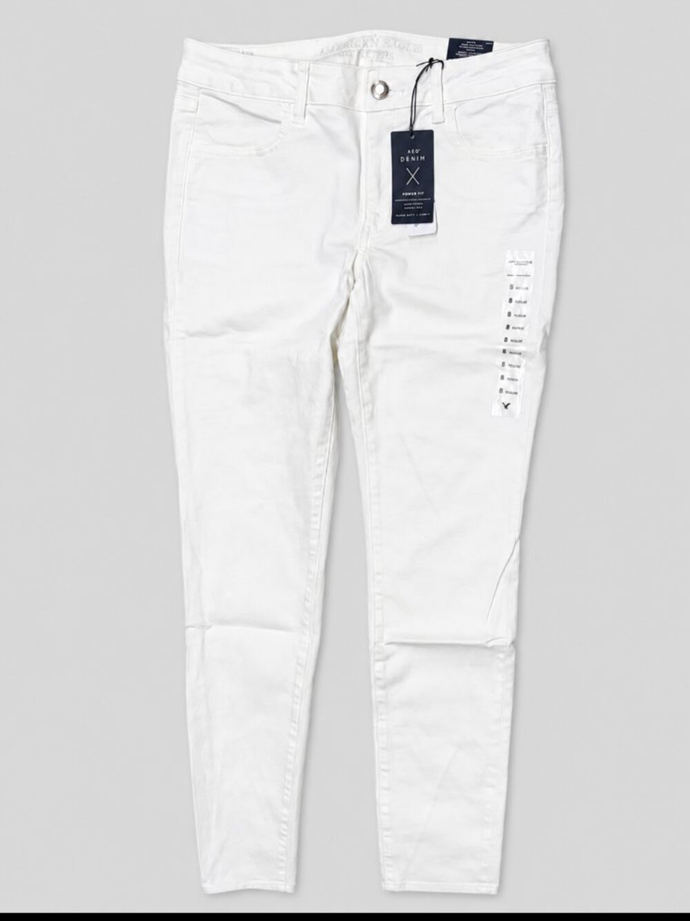 American Eagle White Jegging Jeans Size 8 NWT
